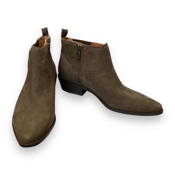 Lucky Brand Hikalli brown suede leather ankle boot NEW - Picture 5 of 10